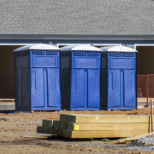 what is the maximum capacity for a single portable restroom in Idlewild Michigan